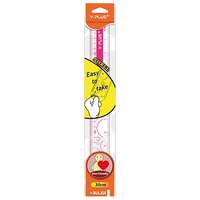 Y-Plus Vonalzó Y-Plus+ 30 cm átlátszó