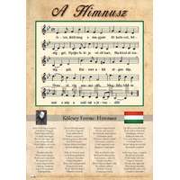 Stiefel Himnusz tabló fémléccel - A3, iskolai oktatótabló