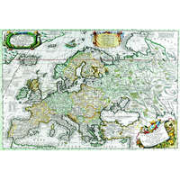 Stiefel Antik Európa térkép könyöklő