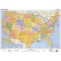 Stiefel USA politikai fémléces térkép