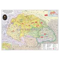 Stiefel Rákóczi állama és a szabadságharc fémléces térkép