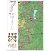 Stiefel Burgenland térképe (német)