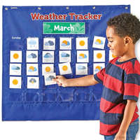 Learning Resources Weather Tracker időjáráskövető zsebdiagram