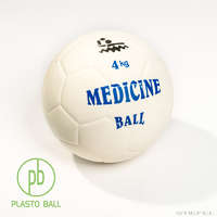 Plasto Ball Kft. Medicinlabda, vízen úszó, 4 kg