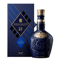 Chivas Regal Whisky 21 years Royal Salute The Signature Blend Edition Blended Scotch 0,7l DD.