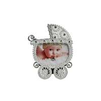 JanZashop Fényképtartó Babakocsi Strasszos