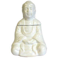 JanZashop Ülő Buddha Aromalámpa - Fehér