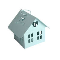 JanZashop Fém Mécsestartó Házikó