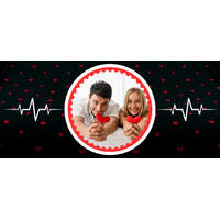 JanZashop Egyedi Valentin Napi Bögre Fekete