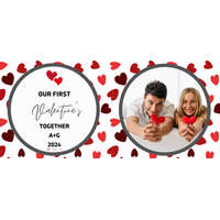 JanZashop Egyedi Valentin Napi "Az első közös Valentinünk" Bögre