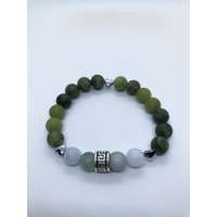 JanZashop Ásvány karkötő Matt TaiWan Jáde - Akvamarin