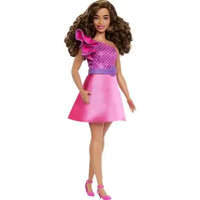 Mattel Mattel Barbie baba rózsás ruhában, Fashionistas