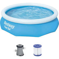 Bestway® Bestway Korfu Fast Set felfújható családi medence vízforgatóval 305 x 76 cm
