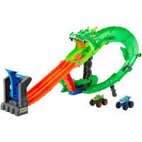 Mattel Mattel Hot Wheels Monster Trucks Sharks vs. Dinos sárkányfutam versenypálya