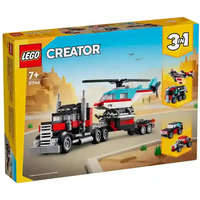 Lego® Lego Creator 31146 Platós kamion és helikopter