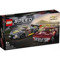 Lego Lego Speed Champions 76903 Chevrolet Corvette C8.R versenyautó és 1969 Chevrolet Corvette autó