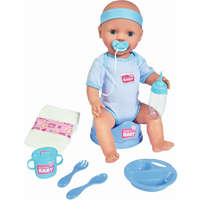 Simba Toys New Born Baby - 6 funkciós, interaktív fiú baba 43cm