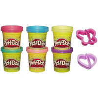 Hasbro® Hasbro Play-Doh 6 tégelyes csillámos színes gyurma készlet