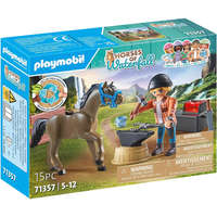 Playmobil® Playmobil 71357 Horses of Waterfall - Achilles és Ben, a patkolókovács