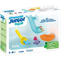 Playmobil Playmobil 71689 Junior Aqua horgászos fürdőjáték tengeri állatkákkal
