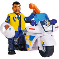 Simba Toys® Simba Toys Sam, a tűzoltó - Rendőrségi motor Malcolm figurával (109251092038)