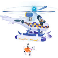 Simba Toys® Sam a tűzoltó - Wallaby rendőrségi helikopter Rose figurával és dalmata kutyával