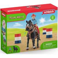 Schleich Schleich 42576 Hordóverseny cowgirllel és Appaloosa csődörrel