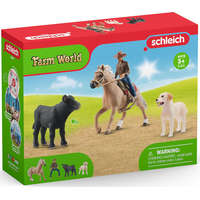 Schleich Schleich 42578 Western cowboy lovas állatokkal