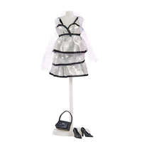 Simba Toys® Steffi Love - Ezüst-fekete party ruha babáknak (105724990)