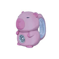 Rózsaszín kapibarás buborékfújó pisztoly