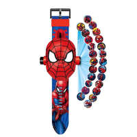 JM 3d Gyerek Projektoros Karóra 20 Motívummal Pókember