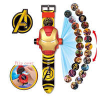 3d Gyerek Projektoros Karóra 20 Motívummal Vasember