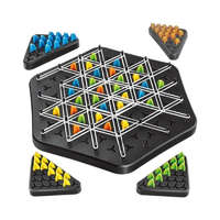 jm Oktatási logikai háromszög sakk Geometry Chain Chess Interaktív láncgeometriai társasjáték