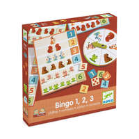 Djeco Fejlesztő játék - Bingó a számokkal - Edludo Bingo 1, 2, 3 numbers