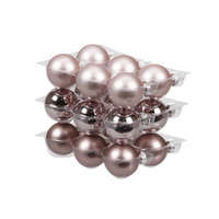 Decoration & Design Kft Gömb Üveg 4Cm Smokey Rose Fényes-Matt S/18