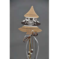 Decoration & Design Kft Fenyőfa Fa Betűző 34 Cm Barna-Fehér