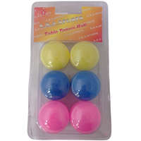 YWU Ping-pong labda 6 db-os 3 színű