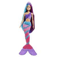 Mattel Barbie Dreamtopia varázslatos frizura baba - lila-kék hajjal