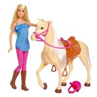 Mattel Barbie lovas szett babával