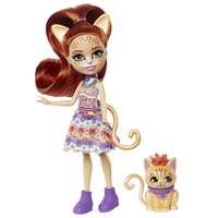 Mattel Enchantimals Válogatás baba állatkával - Tarla Tabby & Cuddler Cat