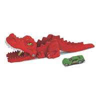 Mattel Hot Wheels kilövő bestia kisautóval - piros dinó (GVF41/GVF42)