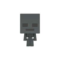 Mattel Minecraft Mini Mob Head - Wither Skeleton (HDV64/HKR68)