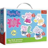 Trefl Trefl baba puzzle 4 az 1-ben - Peppa malac (3, 4, 5, 6 db)