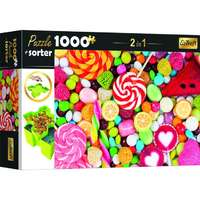 Trefl Trefl puzzle ragasztóval 1000 db - Színes cukorkák