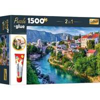 Trefl Trefl puzzle ragasztóval 1500 db - Városi látkép