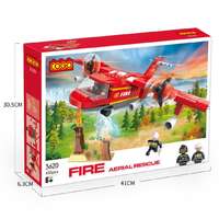 COGO® COGO® 3620 | lego-kompatibilis építőjáték | 430 db építőkocka | Tűzoltó repülő