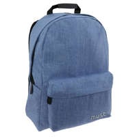 Luna Must Jean kék iskolatáska hátizsák 42×32×17 cm