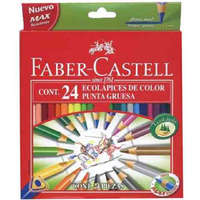 Faber-Castell Faber-Castell: ECO háromszögletű színes ceruza 24 db-os