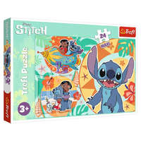 Trefl Disney: Lilo & Stitch egy boldog nap 24 db-os Maxi puzzle – Trefl