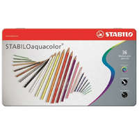 Stabilo Stabilo: Aquacolor színesceruza szett fém dobozban 36 db